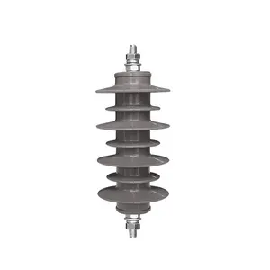 Electrical equipment outdoor silicone rubber 11kv lighting surge arrester pole polymer surge arresters