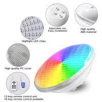 Nouvelle conception, lampe LED Par56 12V, IP68, étanche, blanc froid, ABS, ampoule de remplacement sous-marine, éclairage de piscine