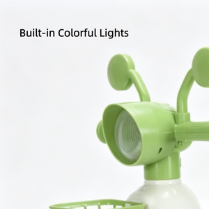 OEM ODM Trotteur pour bébé vert et blanc avec panier avant, personnalisable avec logo, pour enfants, type voiture à chevaucher - Product Image 5