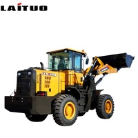 Chargeuse sur pneus LAITUO 3 tonnes, système de transmission hydraulique, usage intensif, travaux de terrassement, prix de gros, vente chaude