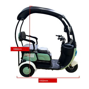 Tricycle électrique commercial à trois roues pour la vente de nourriture en ambulant - Product Image 1