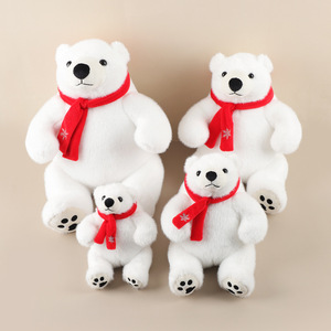 Muñeco de Peluche de Oso Polar para Niños al por Mayor, Hecho de Poliéster y Algodón, Ideal para Souvenirs de Zoológicos Transfronterizos, ODM Disponible - Product Image 4