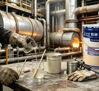 Diluant de revêtement haute température Weishibao, réducteur de solvant résistant à la chaleur pour application de peinture époxy par pulvérisation, fût de 15 kg