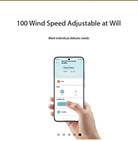 Ventilateur Mi Home DC Inverter compatible avec l'alimentation mobile pour une utilisation multi-scénarios, prend en charge le contrôle Xiaoi