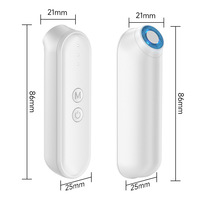 ZY06 ABS Materiaal Buiten/Binnen Draagbaar Elektrisch Anti-Jeuk Apparaat 3-Niveaus Comfort Modi Keramische Punt voor Muggenbult Verlichting