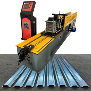 Hoge Kwaliteit Metaal Staal Omega Type Rolvormmachine Dubbele Productielijn Stud En Spoor Rolvormmachine - Product Image 1