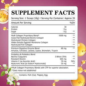 Colágeno en Polvo de Fábrica con Mezcla Patentada de Multicolágeno, Suplemento para Aumentar la Masa Muscular y la Pérdida de Peso - Product Image 2