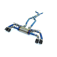 Soupape d'échappement en titane ING, silencieux, soupape à vide Catback pour Porsche Cayenne GTS 3.6T 958 avec échappement de voiture de haute qualité