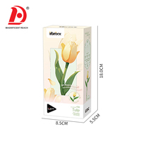 HUADA-Bouquet de fleurs à monter soi-même, plusieurs styles, blocs de construction, jouets d'assemblage