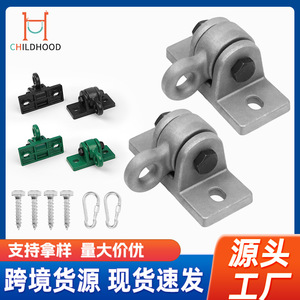 Gancho oscilante de aluminio con capacidad de carga de 220 libras, soporte colgante para columpios de exterior, uso doméstico - Product Image 4