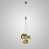 Lustre moderne à boules de verre en grappe, luminaires suspendus pour table de salle à manger, ensembles de sièges pour bar, salon, canapé pour restaurant