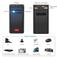 Mini projecteur de poche intelligent pour l'extérieur, projecteur Home cinéma 4K pour voyage