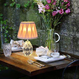 Lampe de table de bureau en métal LED rechargeable sans fil 2700k avec contrôle tactile, variateur d'intensité, pour la maison, le bar, la chambre à coucher, luxe - Product Image 2