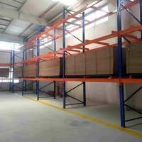 Capacité de charge : 1500 kg, rayonnage industriel à double niveau, équipement de stockage pour entrepôt, rayonnage à palettes robuste