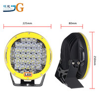 Barre lumineuse de travail LED Leditye 9 pouces 185W, lampe de travail pour conduite, 12V 24V, faisceau spot et large pour 4x4, camion, remorque, SUV, tout-terrain, bateau, VTT