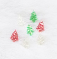 Perles en résine de Noël 8,5x12,5 mm à coller sur les vêtements et perles plates à coller sur les ongles comme décoration, vente chaude