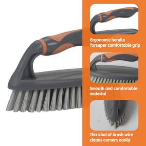 Ensemble balayette et pelle en TPR et acier inoxydable pour le nettoyage des vaisselles, des vêtements, des casseroles, des plats et des sols - Product Image 6