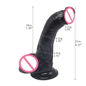 Mainan Seks Ramah Lingkungan dari Silikon Lembut Tahan Air untuk Suami dan Istri, Masturbator Akar Penis Melengkung yang Laris Terjual. - Product Image 4
