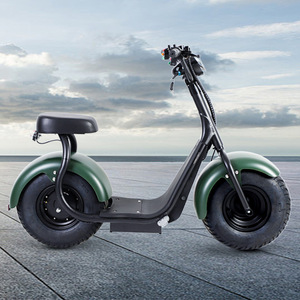 Scooter Eléctrico Todoterreno de 2 Plazas con Batería de Litio Impermeable de 2000W y Ruedas Anchas - Product Image 4