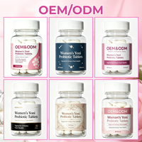 Pilules probiotiques Yoni OEM/ODM pour femmes, comprimés probiotiques vaginaux à base d'herbes naturelles, prévention de la vaginose bactérienne (VB) et des infections à levures