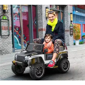 الجملة الصين المورد 2021 4 موتور الوالدين والطفل وظيفة التحكم عن بعد سيارة كبيرة للأطفال ركوب على ركوب سيارة لعبة