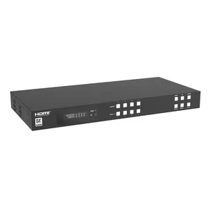 Conmutador de vídeo UHD 4x4 4x2 de matriz HDMI OEM con control IR IP RS232 WEB GUI 4K @ 60Hz 8K @ 60HZ