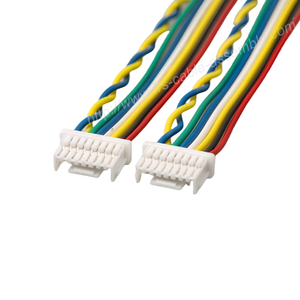 طول مخصص دبوس <span class=keywords><strong>2</strong></span>-JST NSHR 12V تسخير الأسلاك مع UL3302 28 مقياس 0 9 OD 30 V قاعدة - Product Image 4