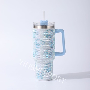 Saint Valentine botol minum terisolasi vakum baja tahan karat, Tumbler dinding berlapis bubuk ganda dengan tutup kustom <span class=keywords><strong>B</strong></span> - Product Image 3