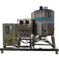 Machine de pasteurisation liquide de jus et d'oeufs de réservoir de stérilisation de lait, machine de pasteurisation de lait frais, cuve de fermentation de yaourt