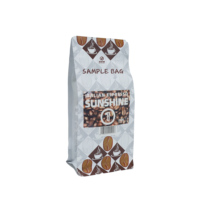 Sacs d'emballage pour café personnalisés avec valve unidirectionnelle, fermeture éclair, matériaux recyclés multicouches pour aliments pour animaux, gelée, chewing-gum, impression personnalisée