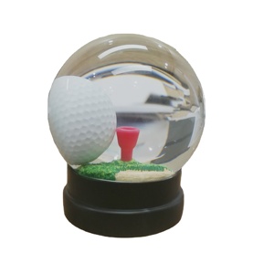 Factory Provide Directly <strong>Golf</strong> Water Snow <strong>Ball</strong> Acrylic Plastic Snow <strong>Globe</strong> - Product Image 4