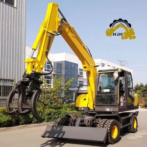 Excavadora con Motor Yuchai/Yanmar, Maquinaria para Movimiento de Tierras, Mini Excavadora de Ruedas China en Venta - Product Image 6