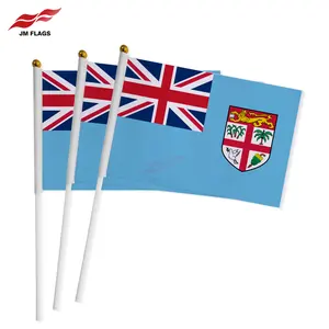 New Product Waterproof Hand Waving Flags 40*60cm The Republic of Fiji National Flag