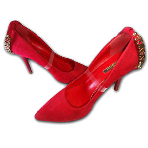 Chaussures anti-chute à talon large Chaussures de danse fixes Bonne élasticité Pas de cravate Talons hauts Mocassins Lacets - Product Image 1