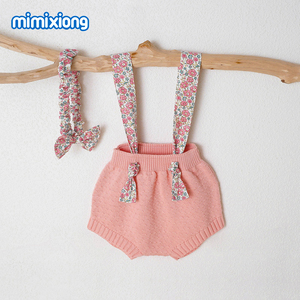 Mimixiong ชุดหมีถัก2ชิ้นสำหรับเด็กผู้หญิงเด็กแรกเกิด - Product Image 3