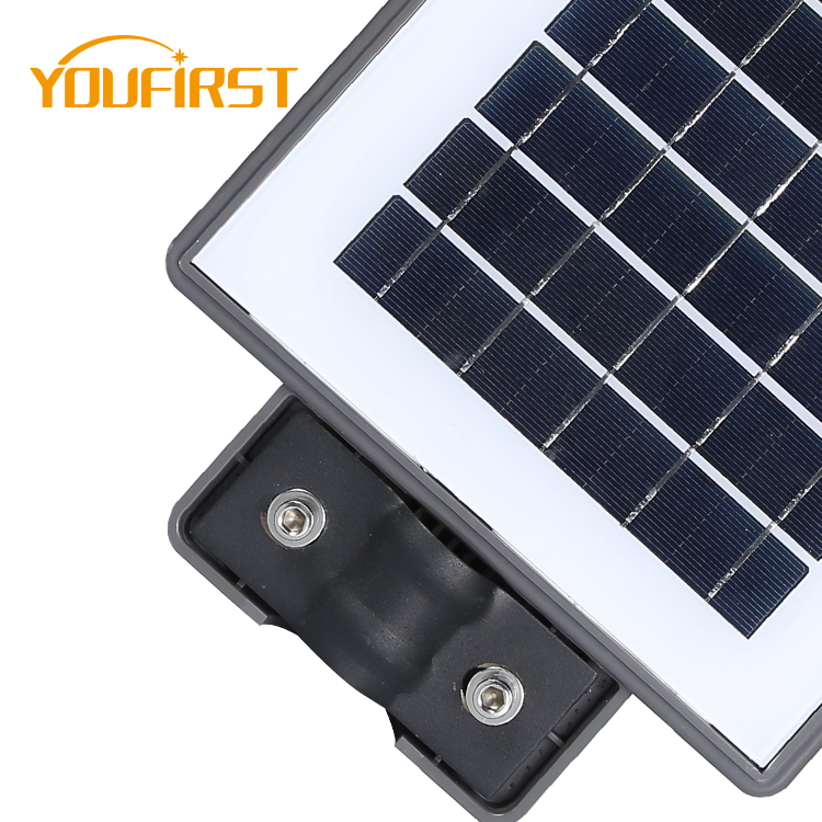 Farola LED solar automática de alta eficiencia integrada todo en uno 20 40 60 w