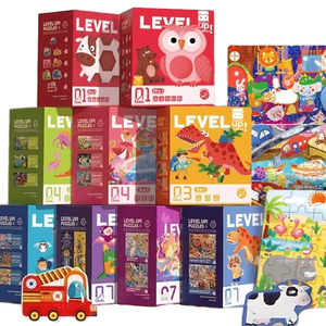 ของเล่นไม้สำหรับเด็กเพื่อการเรียนรู้ก่อนใครกระดานปริศนาบล็อกขนาดใหญ่ - Product Image 6