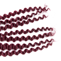 Cheveux Afro Kinky Curly en vrac pour tresses torsadées et machine à tisser les cheveux, double trame, non-Remy, résistant à la teinture et à la décoloration