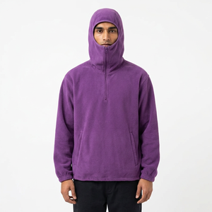 Nouveau sweat à capuche balaclava élégant et personnalisé, sherpa chaud, lourd, unisexe, pour l'hiver, pour hommes - Product Image 1