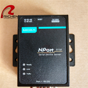 100% nuevo y Original MOXA conmutador <span class=keywords><strong>Ethernet</strong></span> no administrado NPort 5110A Servidor de puerto serie Industrial de 1 puerto en Stock - Product Image 4