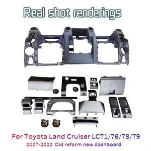 Para Toyota Land Cruiser Serie LC70 2007-2022 Cubierta de Salpicadero Estilo de Actualización Antiguo/Nuevo LC76/79 Accesorio <span class=keywords><strong>Interior</strong></span> de <span class=keywords><strong>Coche</strong></span> - Product Image 3
