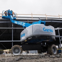 Nacelle articulée autopropulsée pour le levage de matériaux de construction 2019, plateforme de travail en hauteur hydraulique sur remorque, nacelle élévatrice
