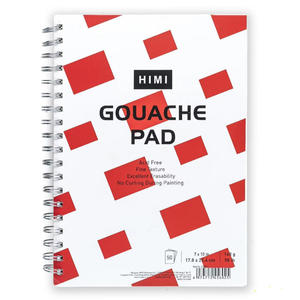 Bloc de Papel para Pintura <span class=keywords><strong>Himi</strong></span> de 7*10'' 160g*50 Hojas, Libro Espiral para Acuarelas, <span class=keywords><strong>Gouache</strong></span>, Acrílicos y Lápices - Product Image 1