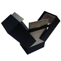 Boîte cadeau de luxe rigide personnalisée à 2 portes avec logo estampé à chaud, boîte en papier avec EVA pour emballage de parfum et d'huiles essentielles