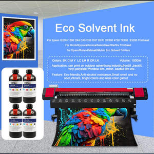 Encre ECO Solvent Goosam compatible CS250 CS100 CS300 CMYK 1000ml avec puce pour imprimante Mimaki JV100-160 - Product Image 2