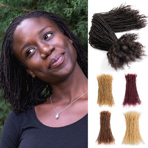 Originea Micro Locs Extensions Menselijk Haar Volledig Handgemaakt In Elkaar Grijpende Permanente Zachte En Strakke Zusterloc Extensions Menselijk Haar - Product Image 1