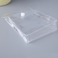 Mini sacs OEM transparents en PVC pour bijoux, pour boucles d'oreilles, avec bouton à fermeture, personnalisés, pièces