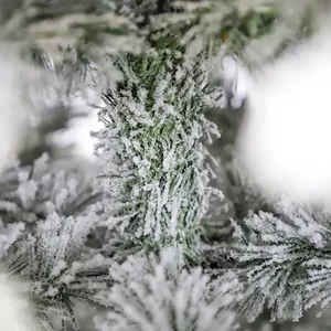Haute qualité nouveau Style floqué arbre de noël maison fête de noël vacances décoration écologique neige arbre de noël - Product Image 4