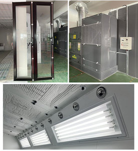 Salle de peinture de voiture chauffée au diesel avec lumières LED - Product Image 6