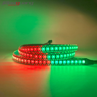 Ws2812b 5V 5050 144leds/m 12mm IP65 Étanche RGB Magique Flexible Led Lumière Smart Adressable Led Bande pour KTV bar Décoration